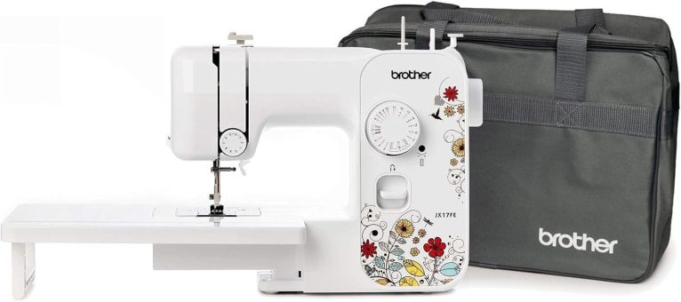 Brother JX17FE (Fantasy Edition) avec Table D'extension et Sac Inclus, Machine à Coudre pour Débutants, 17 Points différents